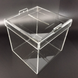 Urne en plexiglas avec couvercle pour cadenas