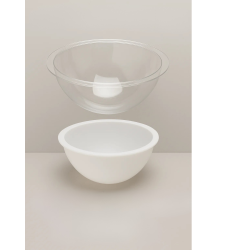 Bac soldeur/demi-sphère en plexiglas, transparente ou blanc opaque