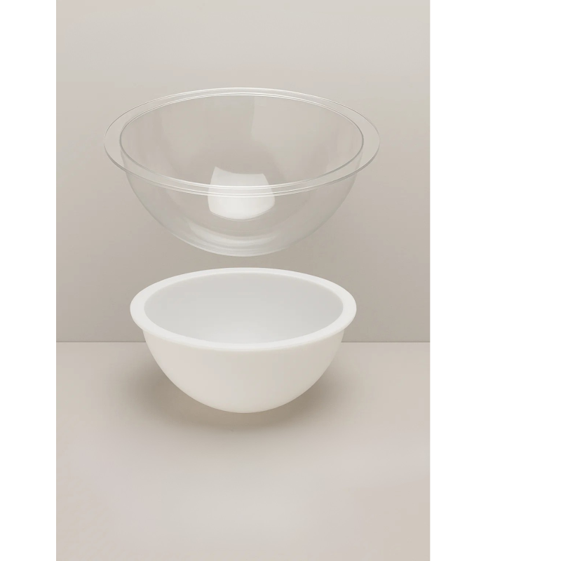 Bac soldeur/demi-sphère en plexiglas, transparente ou blanc opaque Bac soldeur/demi-sphère en plexiglas, transparente ou blanc opaque