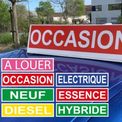 Signalétique de toit personnalisable