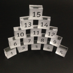 Blocs Numérotés de 1 à 15 - Outil Polyvalent - Numéros de table
